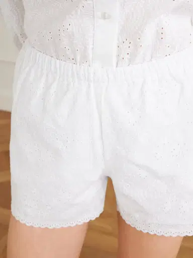 Loretta Caponi Rosita Cotton Shorts | Thumbnail 5 Loretta Caponi Rosita Cotton Shorts | Thumbnail 5