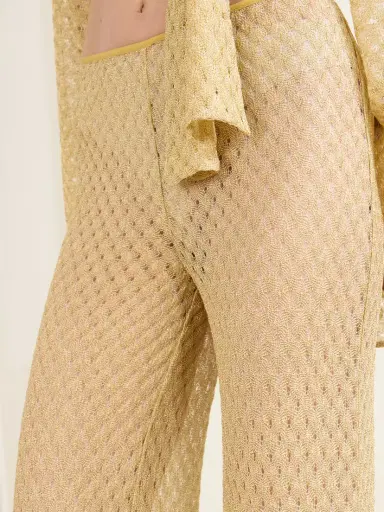 Missoni Metallic Crochet-knit Flared Pants | Thumbnail 4 Missoni Metallic Crochet-knit Flared Pants | Thumbnail 4