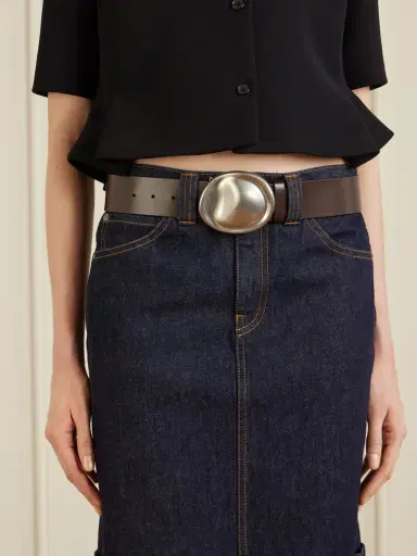 Khaite Keefe Leather Belt | Thumbnail 2 Khaite Keefe Leather Belt | Thumbnail 2