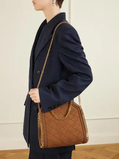 Stella McCartney Falabella Woven Shoulder Bag | Thumbnail 3 Stella McCartney Falabella Woven Shoulder Bag | Thumbnail 3