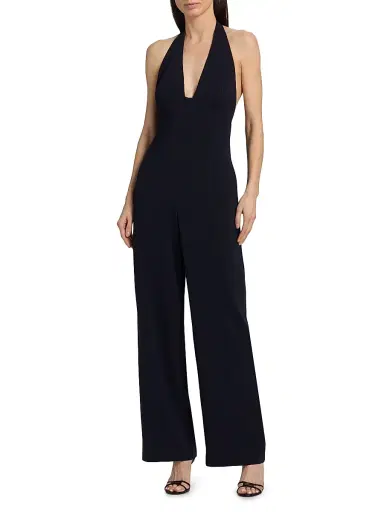 A.L.C. Women's Eva Sleeveless Wide-Leg Jumpsuit - Evening Blue - Size 0 | Thumbnail 3 A.L.C. Women's Eva Sleeveless Wide-Leg Jumpsuit - Evening Blue - Size 0 | Thumbnail 3