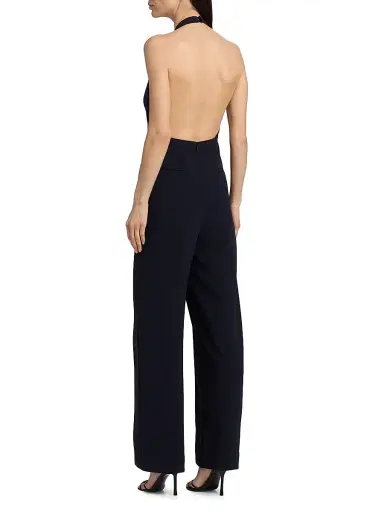 A.L.C. Women's Eva Sleeveless Wide-Leg Jumpsuit - Evening Blue - Size 0 | Thumbnail 5 A.L.C. Women's Eva Sleeveless Wide-Leg Jumpsuit - Evening Blue - Size 0 | Thumbnail 5
