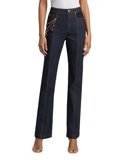 Cinq à Sept Women's Shailene Love Token Jeans - Indigo | Thumbnail 3 Cinq à Sept Women's Shailene Love Token Jeans - Indigo | Thumbnail 3