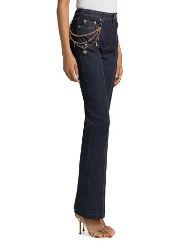 Cinq à Sept Women's Shailene Love Token Jeans - Indigo | Thumbnail 4 Cinq à Sept Women's Shailene Love Token Jeans - Indigo | Thumbnail 4