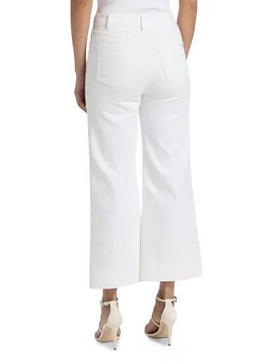 Cinq à Sept Women's Joey Wide-Leg Ankle Jeans - White | Thumbnail 5 Cinq à Sept Women's Joey Wide-Leg Ankle Jeans - White | Thumbnail 5