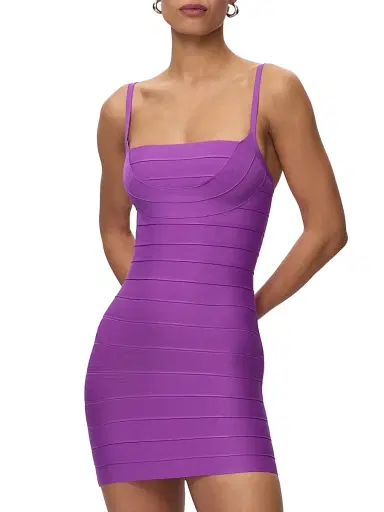 Hervé Léger Women's 40th Anniversary The Dance Floor Minidress - Pansy | Thumbnail 3 Hervé Léger Women's 40th Anniversary The Dance Floor Minidress - Pansy | Thumbnail 3