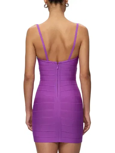 Hervé Léger Women's 40th Anniversary The Dance Floor Minidress - Pansy | Thumbnail 5 Hervé Léger Women's 40th Anniversary The Dance Floor Minidress - Pansy | Thumbnail 5