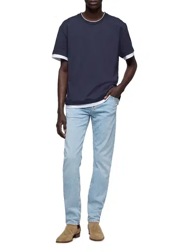 7 For All Mankind Men's Slimmy Mid-Rise Jeans - Miramar - Size 40 | Thumbnail 2 7 For All Mankind Men's Slimmy Mid-Rise Jeans - Miramar - Size 40 | Thumbnail 2