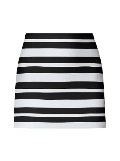 Hervé Léger Women's 40th Anniversary The Spotlight Miniskirt - Black Alabaster Combo | Thumbnail 1 Hervé Léger Women's 40th Anniversary The Spotlight Miniskirt - Black Alabaster Combo | Thumbnail 1