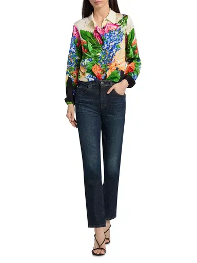 Elie Tahari Women's The Madeline Spring Meadow Shirt - Spring Meadow | Thumbnail 2 Elie Tahari Women's The Madeline Spring Meadow Shirt - Spring Meadow | Thumbnail 2
