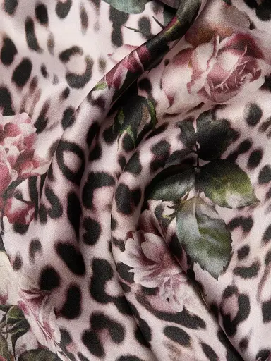 L'AGENCE Women's Pilar Floral Leopard Wide-Leg Pants - Multi Small Rose Cheetah | Thumbnail 7 L'AGENCE Women's Pilar Floral Leopard Wide-Leg Pants - Multi Small Rose Cheetah | Thumbnail 7