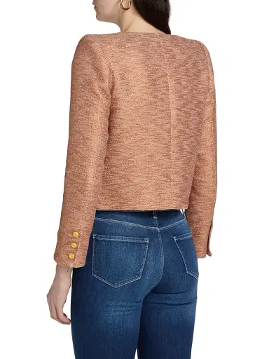 L'Agence Women's Zell Collarless Jacket | Thumbnail 5 L'Agence Women's Zell Collarless Jacket | Thumbnail 5