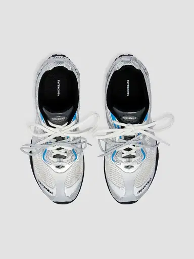 Balenciaga Women's Radar Gradient Lines Sneakers - White Multicolor | Thumbnail 2 Balenciaga Women's Radar Gradient Lines Sneakers - White Multicolor | Thumbnail 2