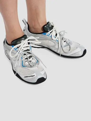 Balenciaga Women's Radar Gradient Lines Sneakers - White Multicolor | Thumbnail 6 Balenciaga Women's Radar Gradient Lines Sneakers - White Multicolor | Thumbnail 6
