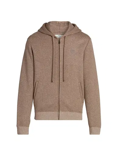 Etro Men's Paisley Zip Hoodie - Bicolour | Thumbnail 1 Etro Men's Paisley Zip Hoodie - Bicolour | Thumbnail 1