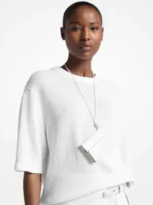 Michael Kors Collection Leather Card Holder Necklace | Thumbnail 12 Michael Kors Collection Leather Card Holder Necklace | Thumbnail 12