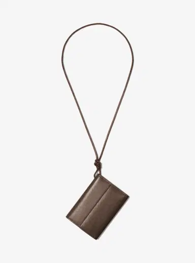 Michael Kors Collection Leather Card Holder Necklace | Thumbnail 13 Michael Kors Collection Leather Card Holder Necklace | Thumbnail 13