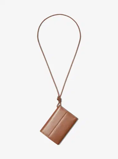 Michael Kors Collection Leather Card Holder Necklace | Thumbnail 18 Michael Kors Collection Leather Card Holder Necklace | Thumbnail 18