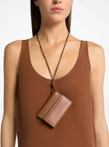 Michael Kors Collection Leather Card Holder Necklace | Thumbnail 20 Michael Kors Collection Leather Card Holder Necklace | Thumbnail 20