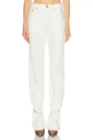 DARKPARK Cuff Adorned Slim Straight Leg | Thumbnail 1 DARKPARK Cuff Adorned Slim Straight Leg | Thumbnail 1