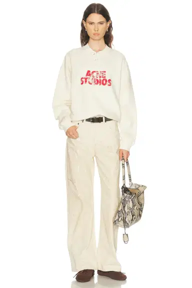 Acne Studios Fern Sweatshirt | Thumbnail 4 Acne Studios Fern Sweatshirt | Thumbnail 4