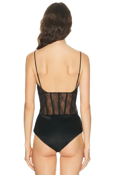 Simkhai Angelina Lace Bustier Bodysuit | Thumbnail 4 Simkhai Angelina Lace Bustier Bodysuit | Thumbnail 4
