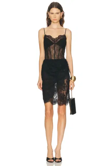 Simkhai Angelina Lace Bustier Bodysuit | Thumbnail 5 Simkhai Angelina Lace Bustier Bodysuit | Thumbnail 5
