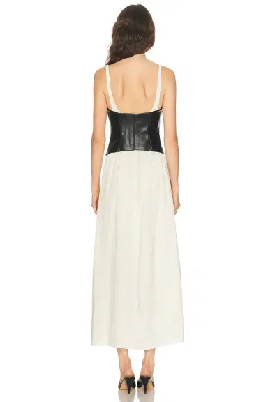 SIMKHAI Cortland Belted Bustier Dress | Thumbnail 3 SIMKHAI Cortland Belted Bustier Dress | Thumbnail 3