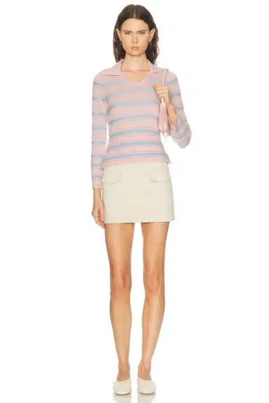 Guest In Residence Port Polo Sweater | Thumbnail 4 Guest In Residence Port Polo Sweater | Thumbnail 4