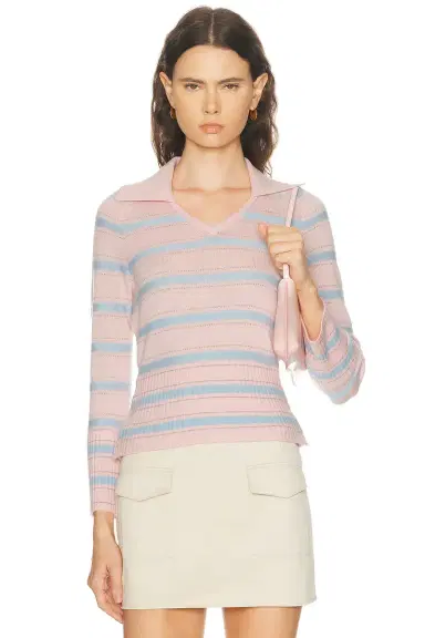 Guest In Residence Port Polo Sweater | Thumbnail 1 Guest In Residence Port Polo Sweater | Thumbnail 1
