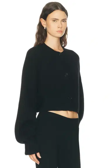 Toteme Cropped Oversized Cardigan | Thumbnail 2 Toteme Cropped Oversized Cardigan | Thumbnail 2