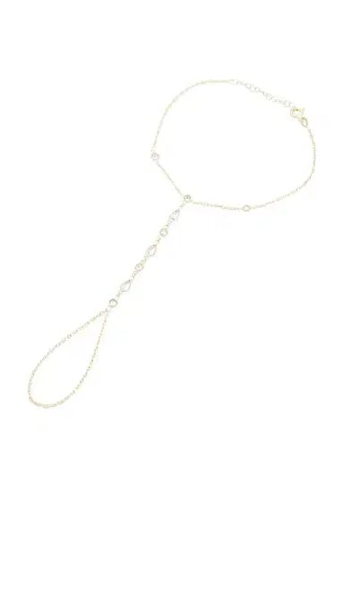 By Adina Eden Cz Multi-shape Stone Hand Chain Bracelet | Thumbnail 1 By Adina Eden Cz Multi-shape Stone Hand Chain Bracelet | Thumbnail 1