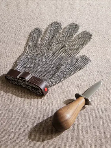 Lorenzi Milano Stainless Steel and Walnut Oyster Opener Set - Men | Thumbnail 3 Lorenzi Milano Stainless Steel and Walnut Oyster Opener Set - Men | Thumbnail 3