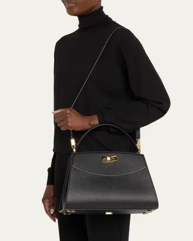 Ferragamo New Studio Box Medium Top Handle Bag | Thumbnail 2 Ferragamo New Studio Box Medium Top Handle Bag | Thumbnail 2