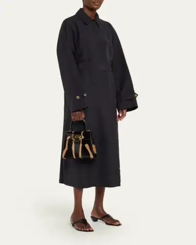 Ferragamo Iconic Zebra-Print Ponyhair Small Top-Handle Bag | Thumbnail 5 Ferragamo Iconic Zebra-Print Ponyhair Small Top-Handle Bag | Thumbnail 5