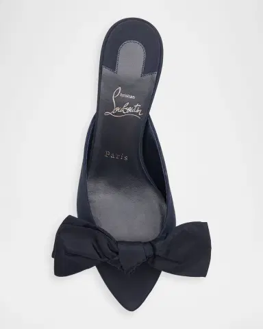 Christian Louboutin 60mm Mulazee Taffeta Mule Pumps | Thumbnail 15 Christian Louboutin 60mm Mulazee Taffeta Mule Pumps | Thumbnail 15