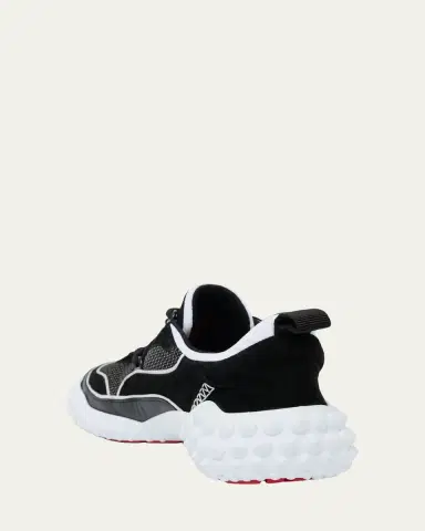 Christian Louboutin Mara Mixed Leather Runner Sneakers | Thumbnail 2 Christian Louboutin Mara Mixed Leather Runner Sneakers | Thumbnail 2