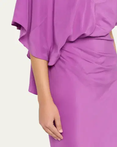 Christopher Esber Backless Draped Satin Dress | Thumbnail 5 Christopher Esber Backless Draped Satin Dress | Thumbnail 5