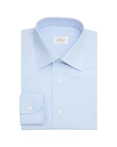 Brioni Men's Fine Stripe Cotton Dress Shirt | Thumbnail 1 Brioni Men's Fine Stripe Cotton Dress Shirt | Thumbnail 1