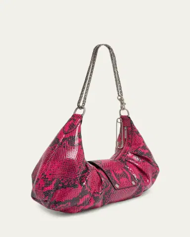 Balenciaga Pamela Python-Embossed Medium Shoulder Bag | Thumbnail 3 Balenciaga Pamela Python-Embossed Medium Shoulder Bag | Thumbnail 3