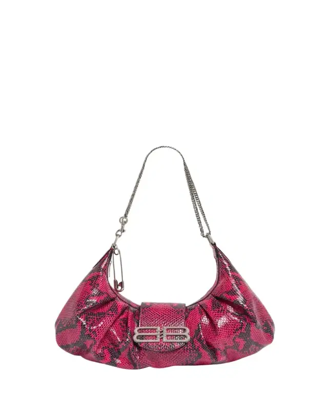 Pamela Python-Embossed Medium Shoulder Bag Pamela Python-Embossed Medium Shoulder Bag