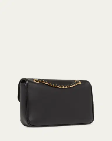 Valentino Garavani Medium Leather VLogo Shoulder Bag | Thumbnail 3 Valentino Garavani Medium Leather VLogo Shoulder Bag | Thumbnail 3