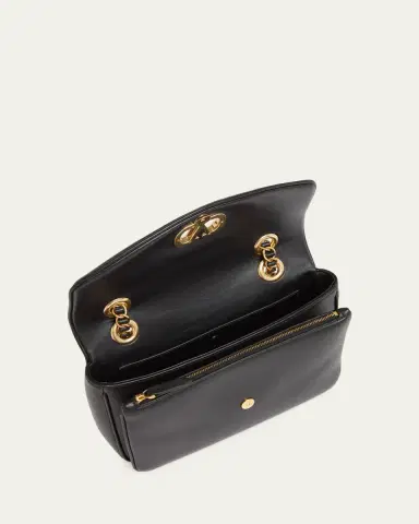 Valentino Garavani Medium Leather VLogo Shoulder Bag | Thumbnail 4 Valentino Garavani Medium Leather VLogo Shoulder Bag | Thumbnail 4