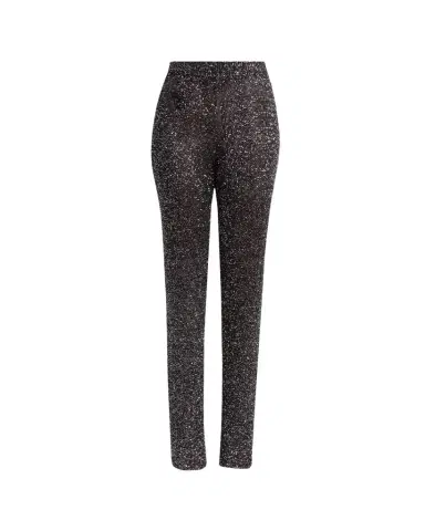 Valentino Garavani Sequined High-Rise Pants | Thumbnail 1 Valentino Garavani Sequined High-Rise Pants | Thumbnail 1