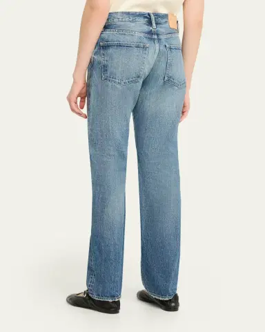 MOUSSY VINTAGE Deltona Straight Mid-Rise Jeans | Thumbnail 3 MOUSSY VINTAGE Deltona Straight Mid-Rise Jeans | Thumbnail 3