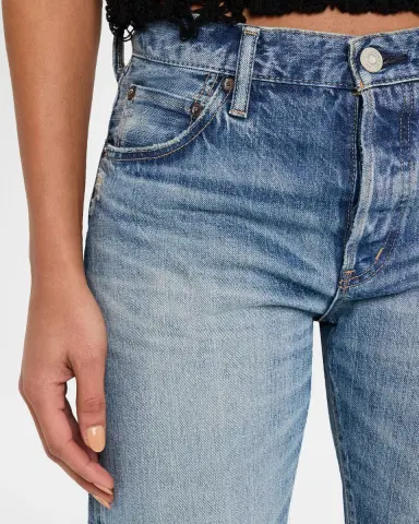 MOUSSY VINTAGE Deltona Straight Mid-Rise Jeans | Thumbnail 9 MOUSSY VINTAGE Deltona Straight Mid-Rise Jeans | Thumbnail 9