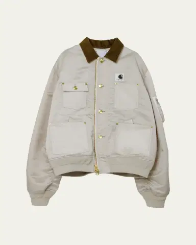 SACAI x Carhartt Men's WIP Suiting Duck Blouson | Thumbnail 3 SACAI x Carhartt Men's WIP Suiting Duck Blouson | Thumbnail 3