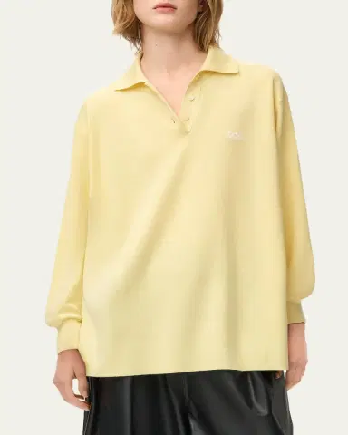 Loewe Oversized Cashmere Polo Sweater | Thumbnail 4 Loewe Oversized Cashmere Polo Sweater | Thumbnail 4
