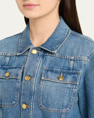 Ulla Johnson Painters Denim Mini Shirtdress | Thumbnail 5 Ulla Johnson Painters Denim Mini Shirtdress | Thumbnail 5