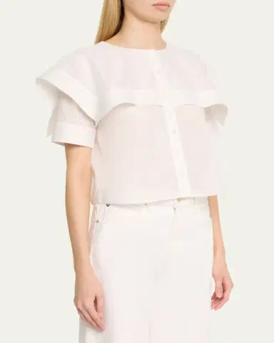 Frame The Sleek Cape Shirt | Thumbnail 4 Frame The Sleek Cape Shirt | Thumbnail 4